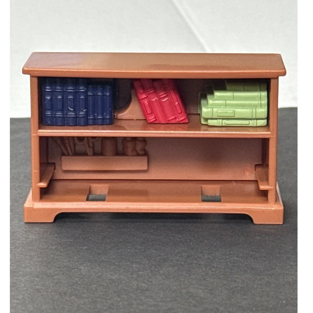 Fisher-Price Loving Family Dollhouse Brown Bookshelf 74131 Replacement 2005